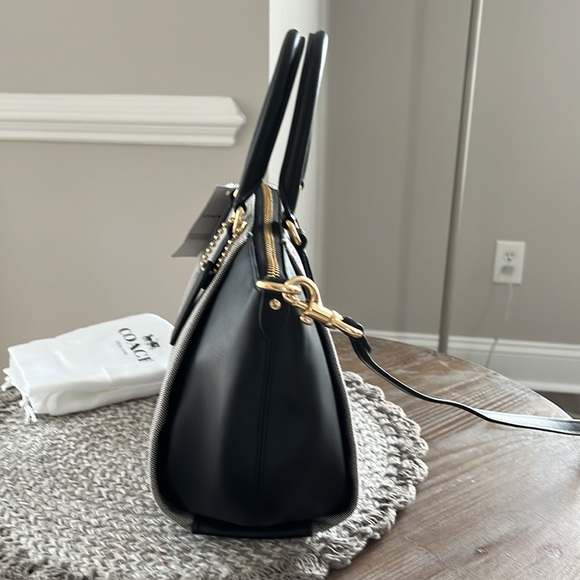 NWT Coach Elise Satchel in Jacquard - Picture 4 of 11